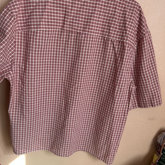 Zara Red Checkered Men's Shirt - Picture 4 of 4
